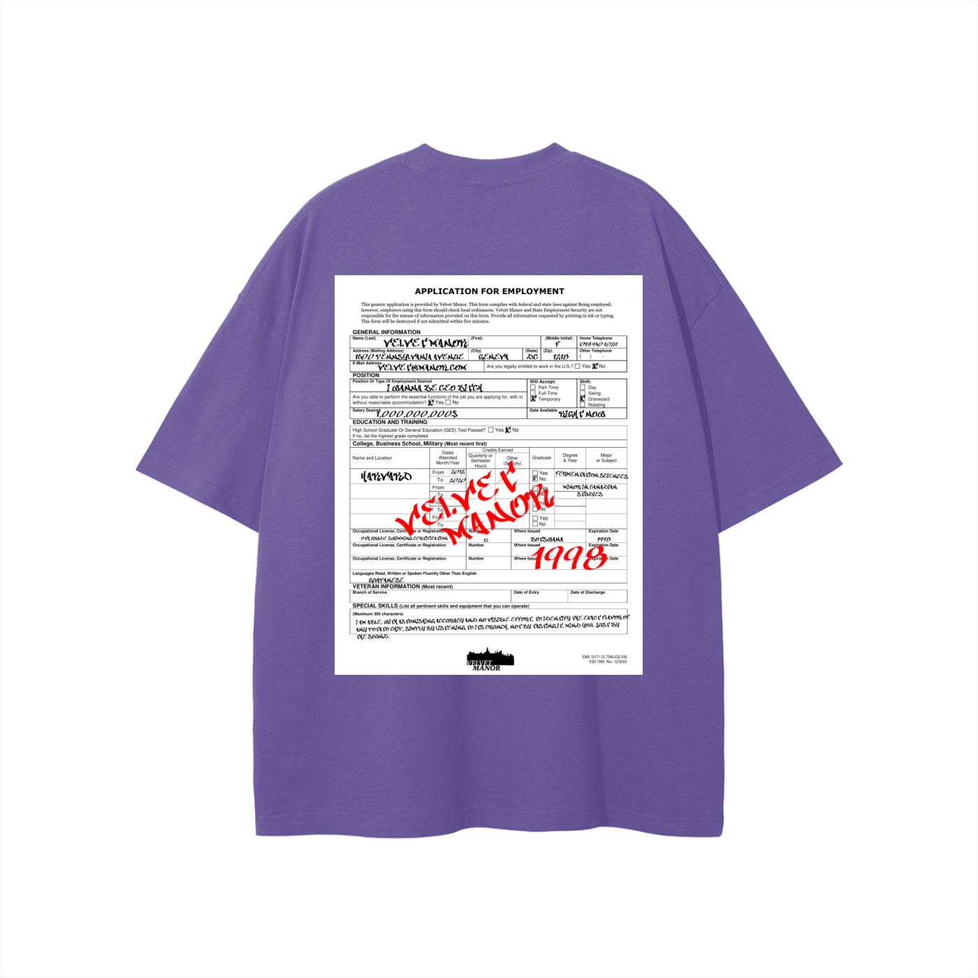 Job App T-shirt